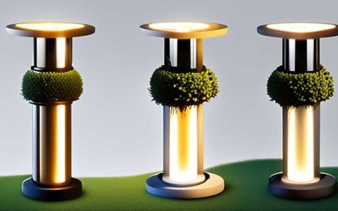 How to choose solar garden column lights