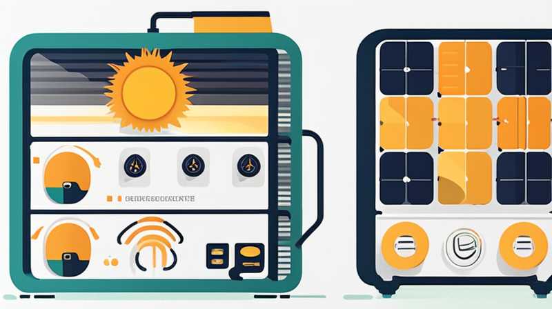 How do solar generators generate electricity?