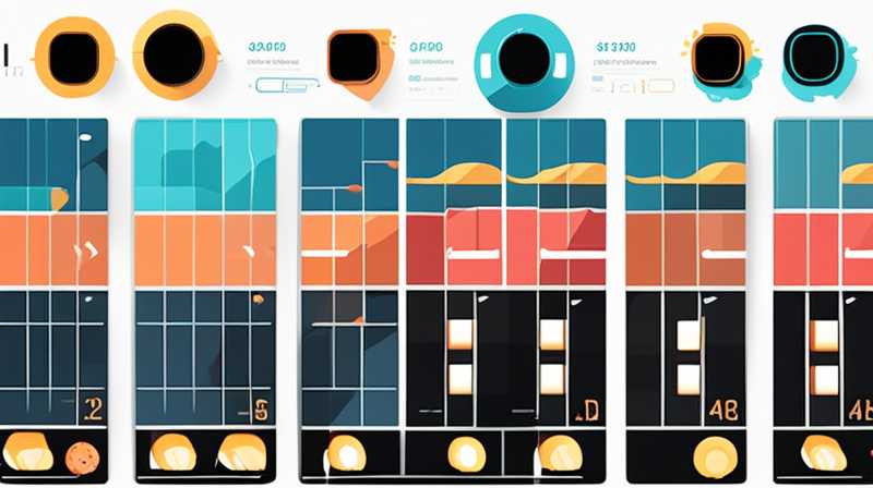 What does the solar panel display mean when it shows 42 degrees?