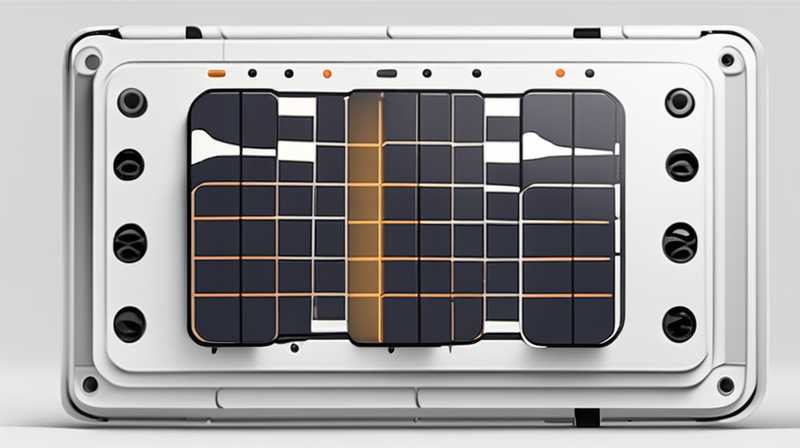 How to disassemble the solar panel casing