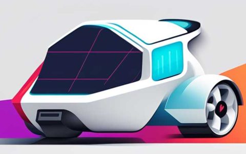 How many meters can a solar electric car run?