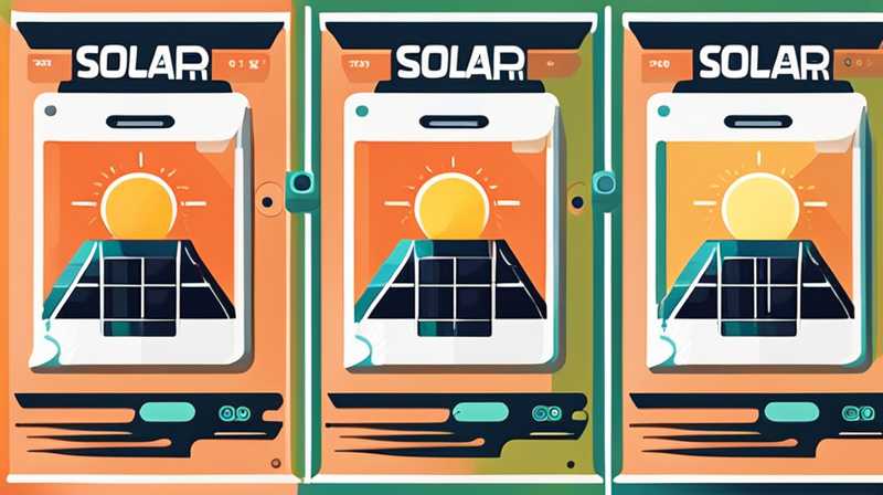 What mode is the solar energy setting?