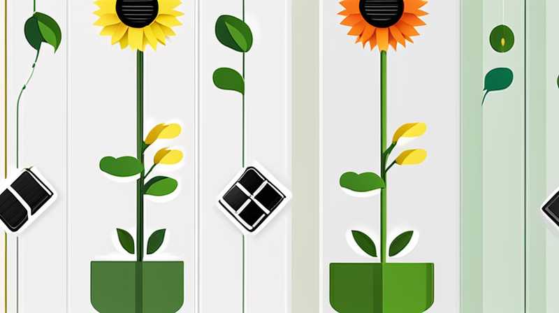 How to make flower stand with solar tube