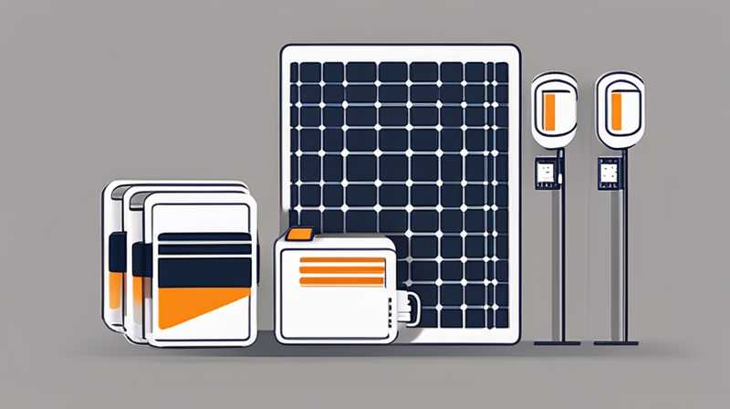 How many watts of solar panels can be used with a 65Ah battery?