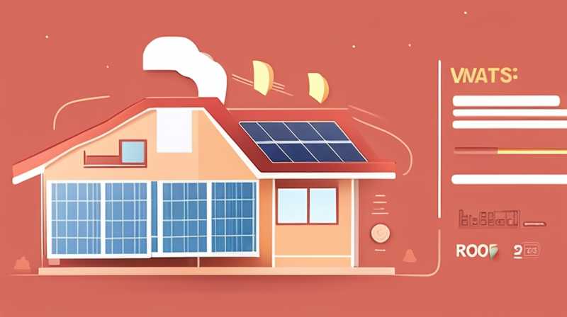 How many watts is the voltage of the solar roof?