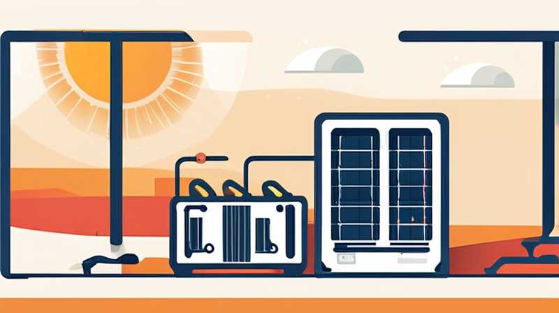 How to convert solar energy into AC electricity