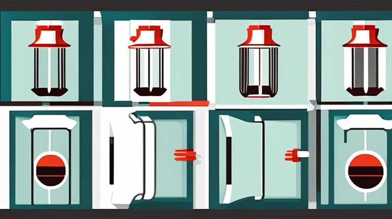 How to insert the switch wire of the solar lantern