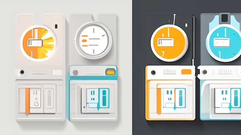 How to connect the time switch to the solar panel