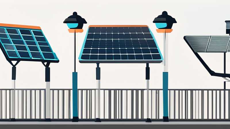 How many watts does a street light solar panel have?