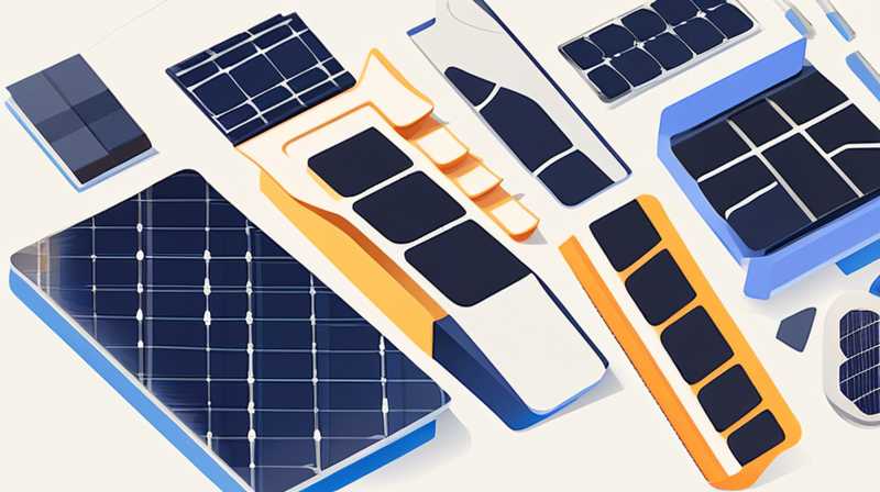 How to disassemble integrated solar panels