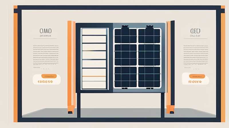 What materials are used for solar billboards?