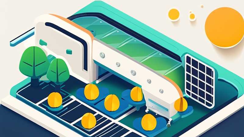 What kind of waste does a solar plant produce?