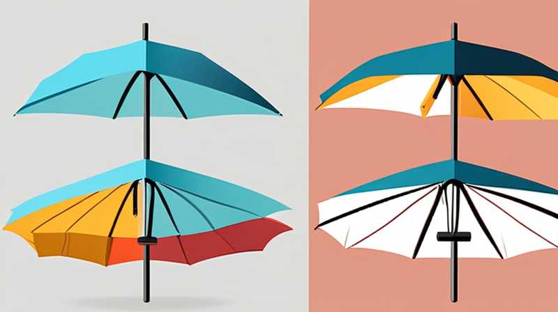 How to fold a foldable solar umbrella