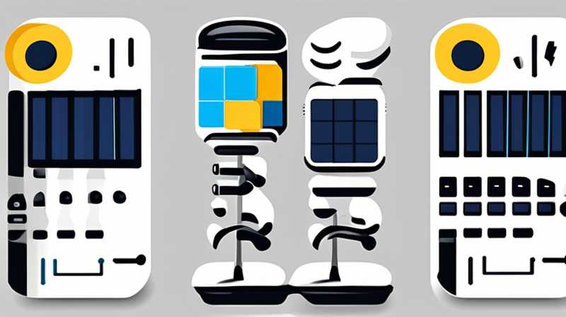 How to connect the battery to the solar light