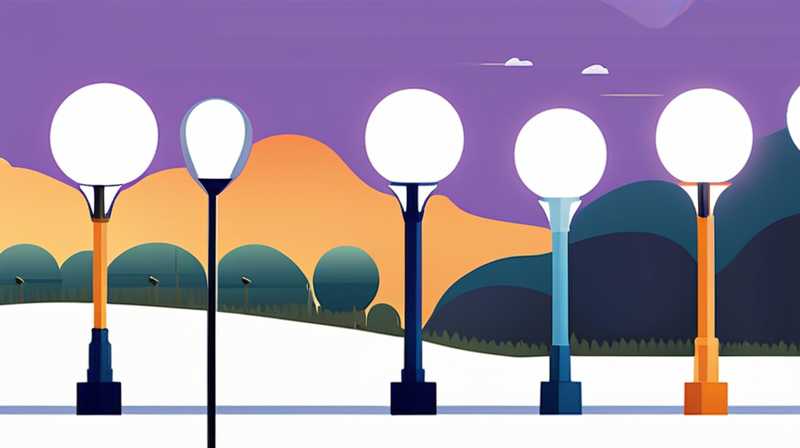 How do solar street lights light up automatically?