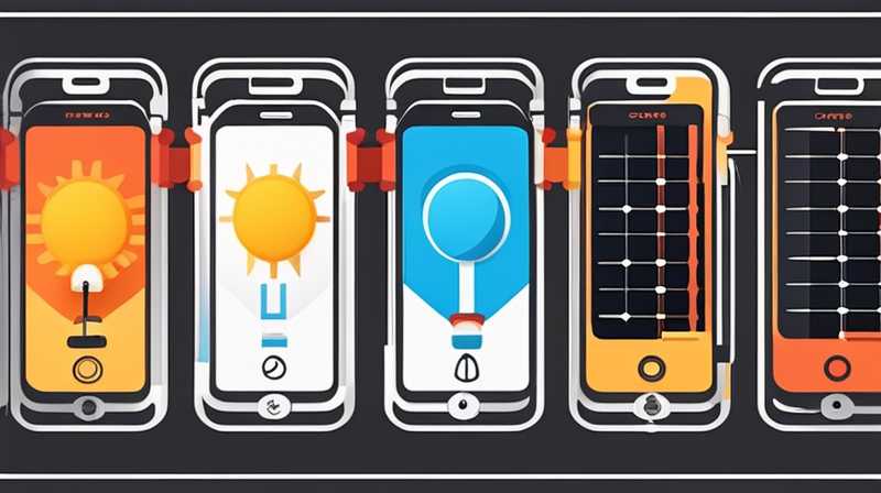 How to know the solar charging capacity