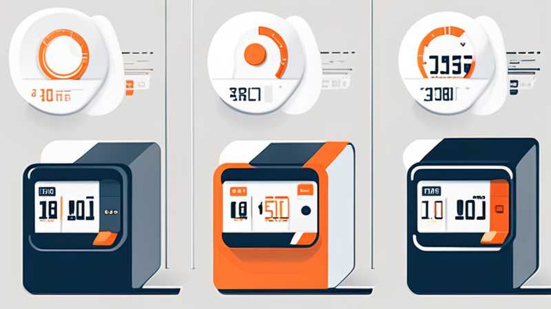 How to set the time on a solar powered meter