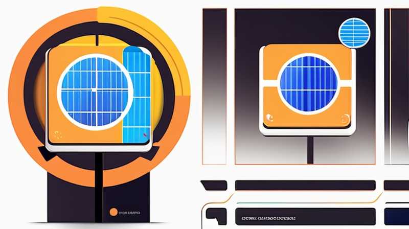 How to connect the round solar pole