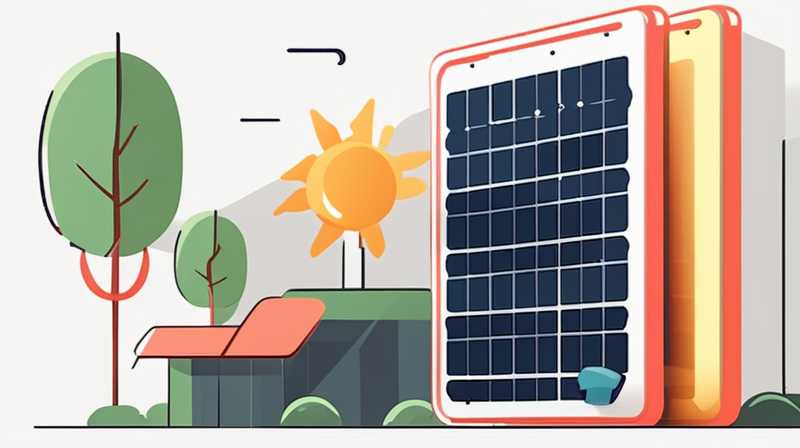 How to use outdoor solar panels