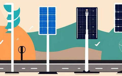 How many meters are the distance between 50W solar street lights?