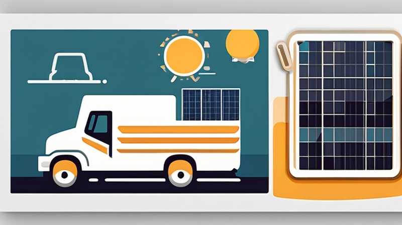 What is the maximum wattage of solar panels for pickup trucks?