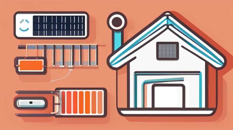 How to install the solar temperature sensor