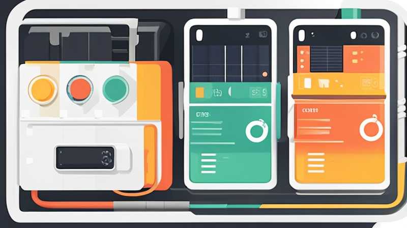 How to connect the solar multi-function port