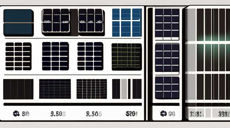 How much does a solar panel cost per trillion?