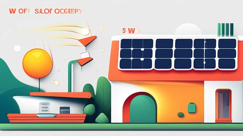 How many watts is 1w of solar energy?