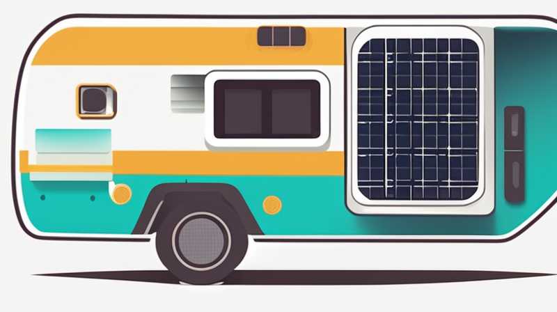 How many watts of solar energy can be installed on a C-type RV