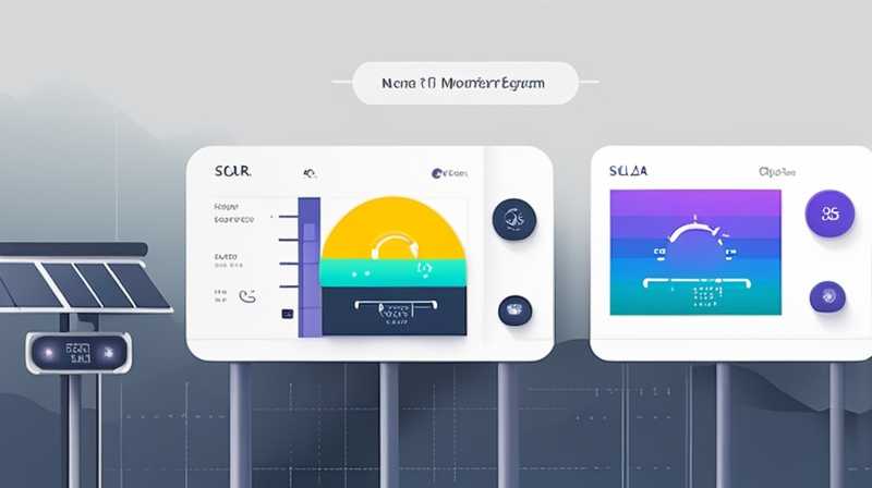 How long can the monitoring system with solar energy last?