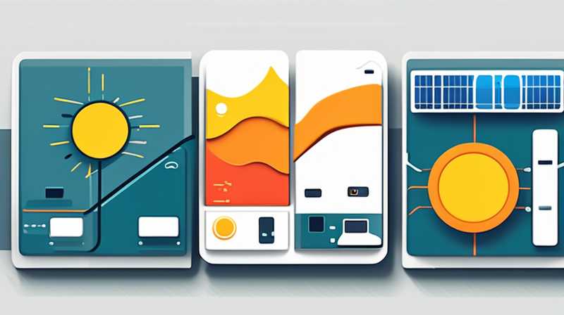 How to charge a single-line solar panel