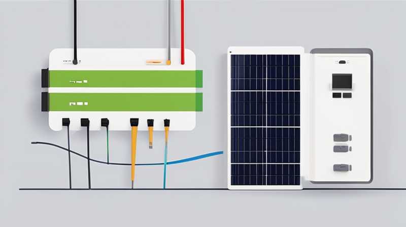 What is the open circuit voltage of the solar photovoltaic panel?