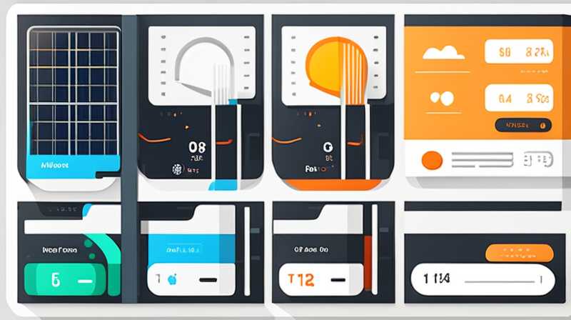 How to measure the current of solar panels