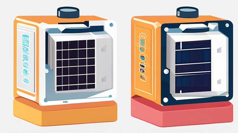How to disassemble the outer box of the solar light