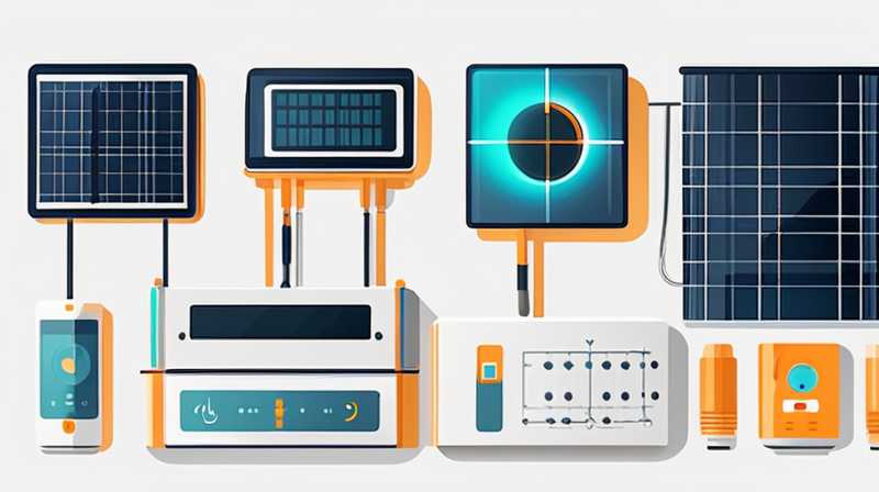 What are the monitoring devices with solar power generation