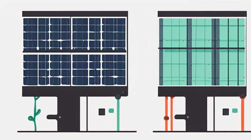 How to install two solar panels side by side