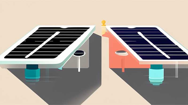 How to dismantle the photovoltaic panel of a solar lamp