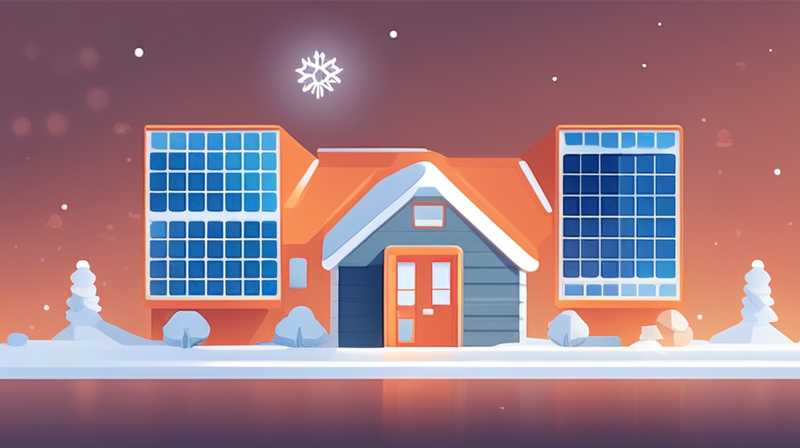 How to use solar energy in buildings in winter