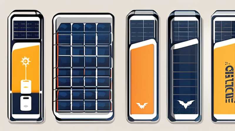 What does solar panel power bank bat mean