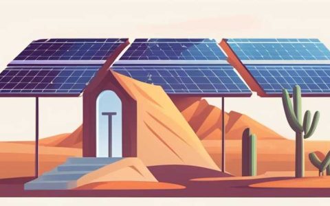 How to clean solar panels in the desert