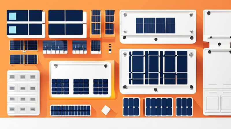 What is the unit of VOC of solar panels?