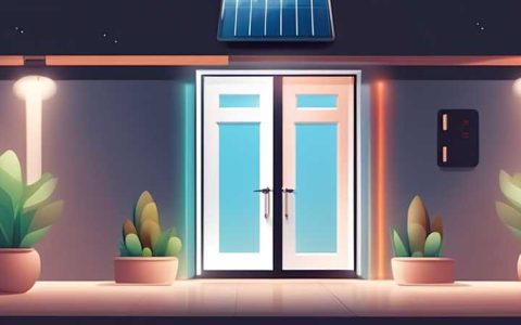 How to install solar lights at the corridor entrance