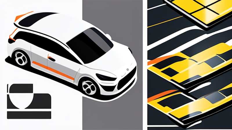 How to stick solar photovoltaic panels on the car