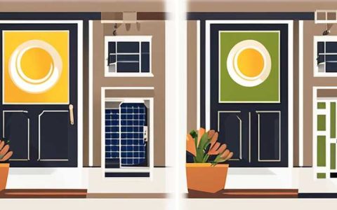 How to install solar lights at the front door