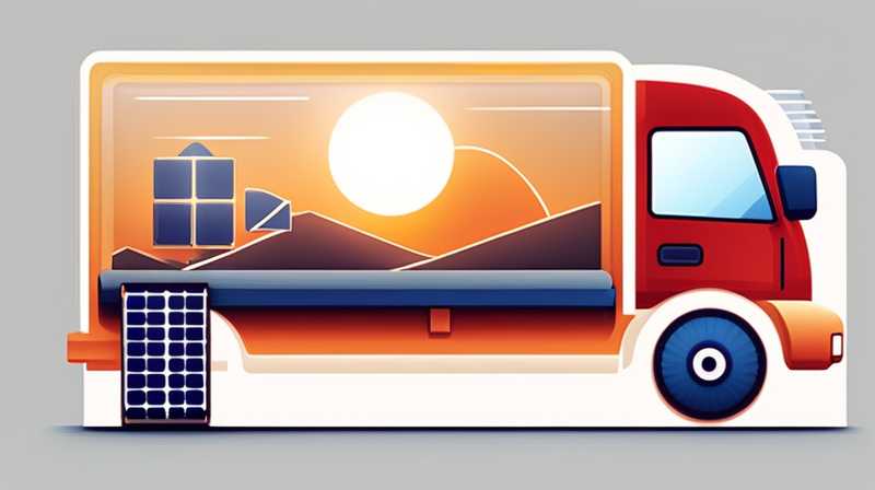 How to install solar lights on high-sided trucks