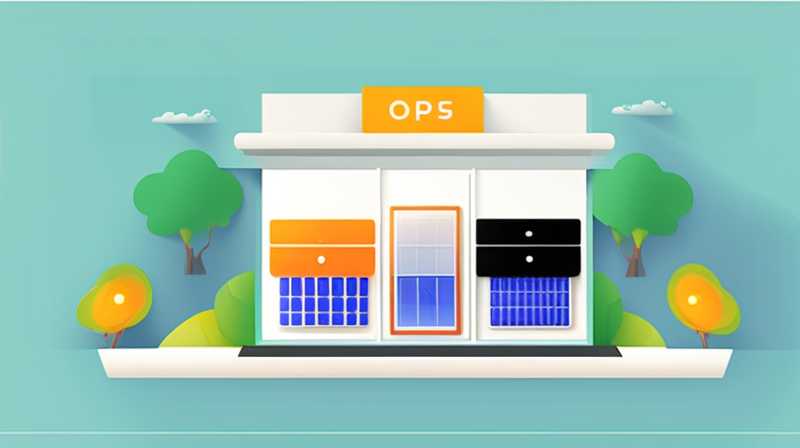 How much does it cost to open a solar energy store?