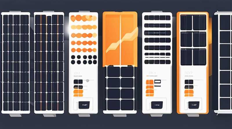 How many watts of solar panels are required for 100 WLED