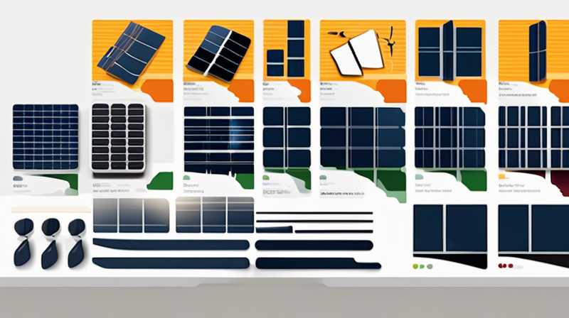 What are the components of solar panels?