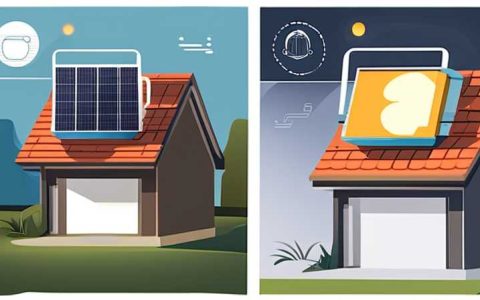How to install solar lights in shed